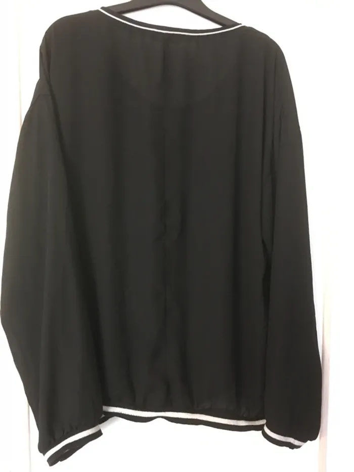 Blouse manches longues noire - photo numéro 2