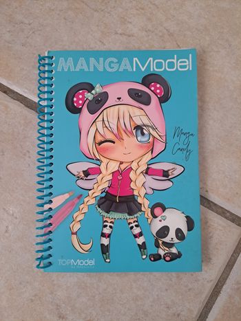 Livre de coloriage manga model