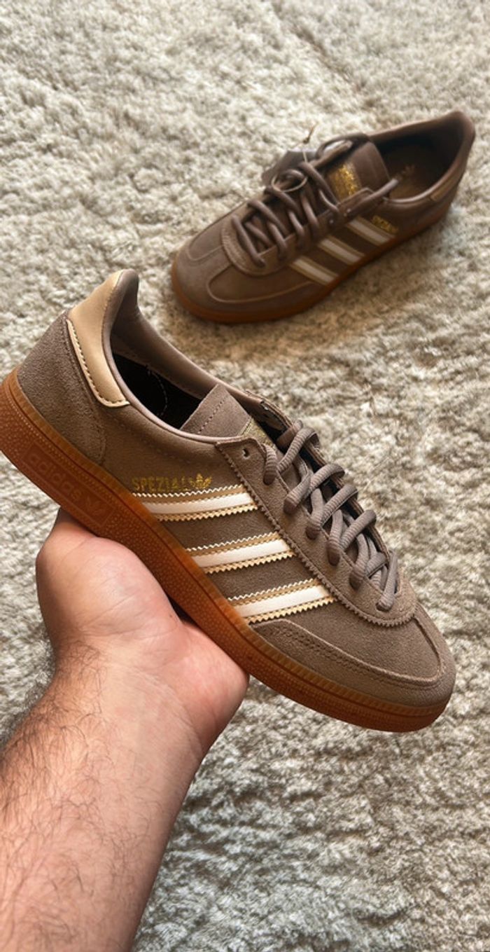 Adidas Handball Spezial – Chalky Brown / Cloud White / Magic Beige – Taille 38 - photo numéro 4