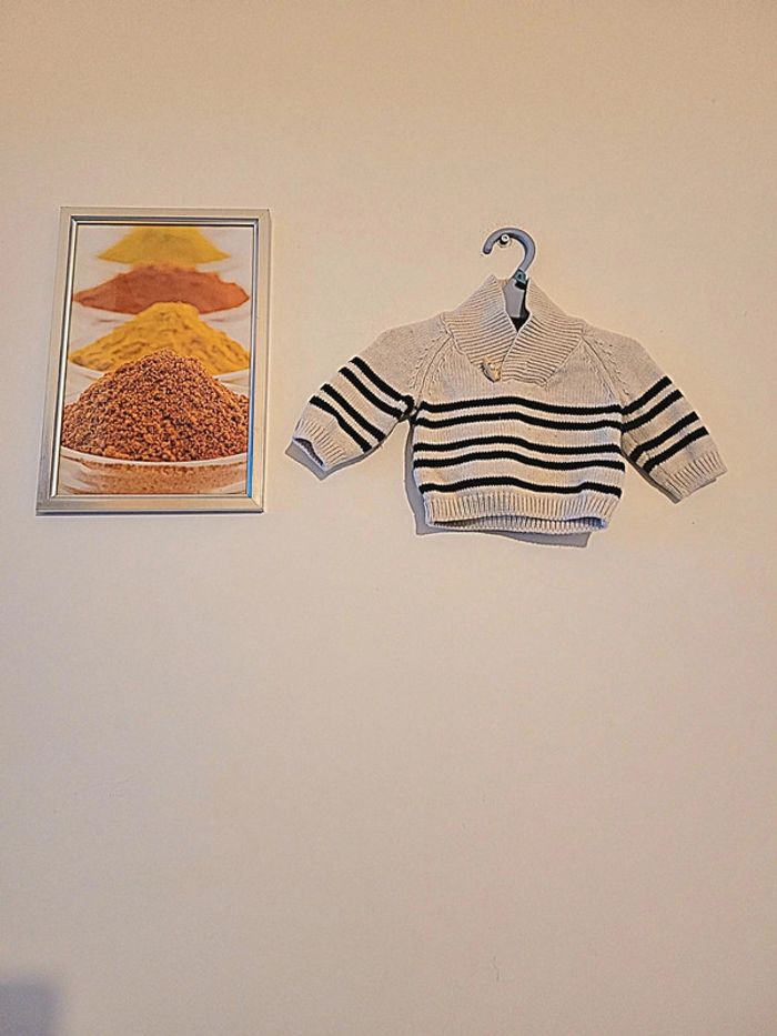 Pull bébé garçon "tape à l'œil" taille 1 mois