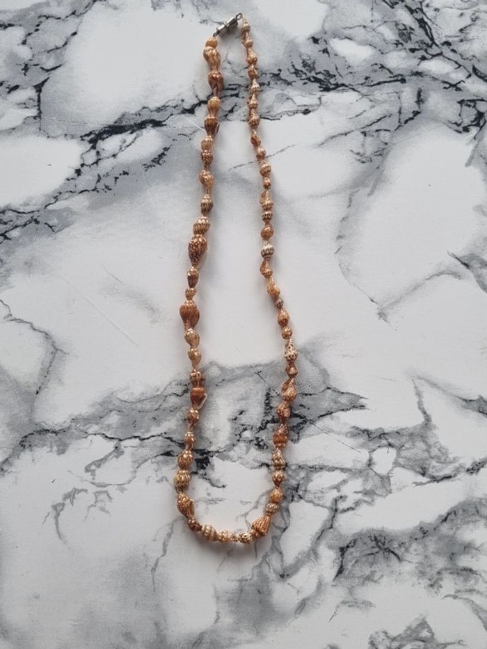 Collier coquillage vintage - photo numéro 1
