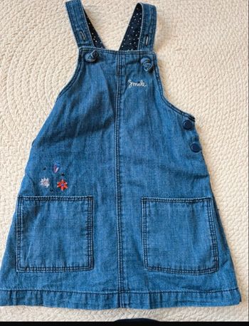 Robe salopette en jean catimini 