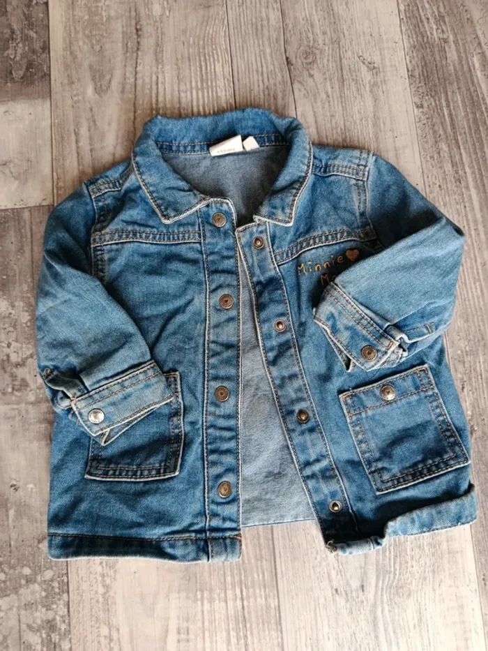 Veste en jean disney