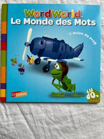 word World le mondes mots l’avion de Frog