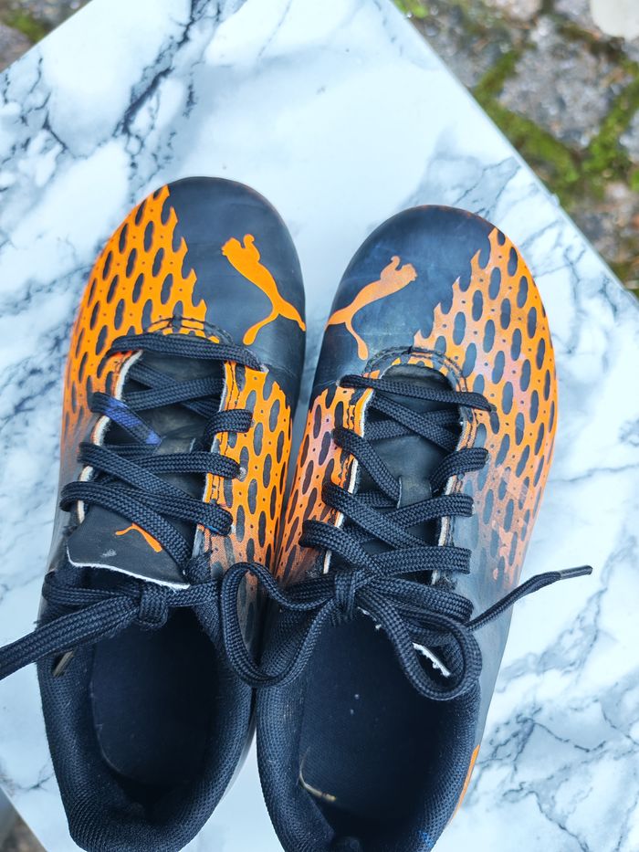 Chaussures de foot baskets Puma pour enfant - photo numéro 2