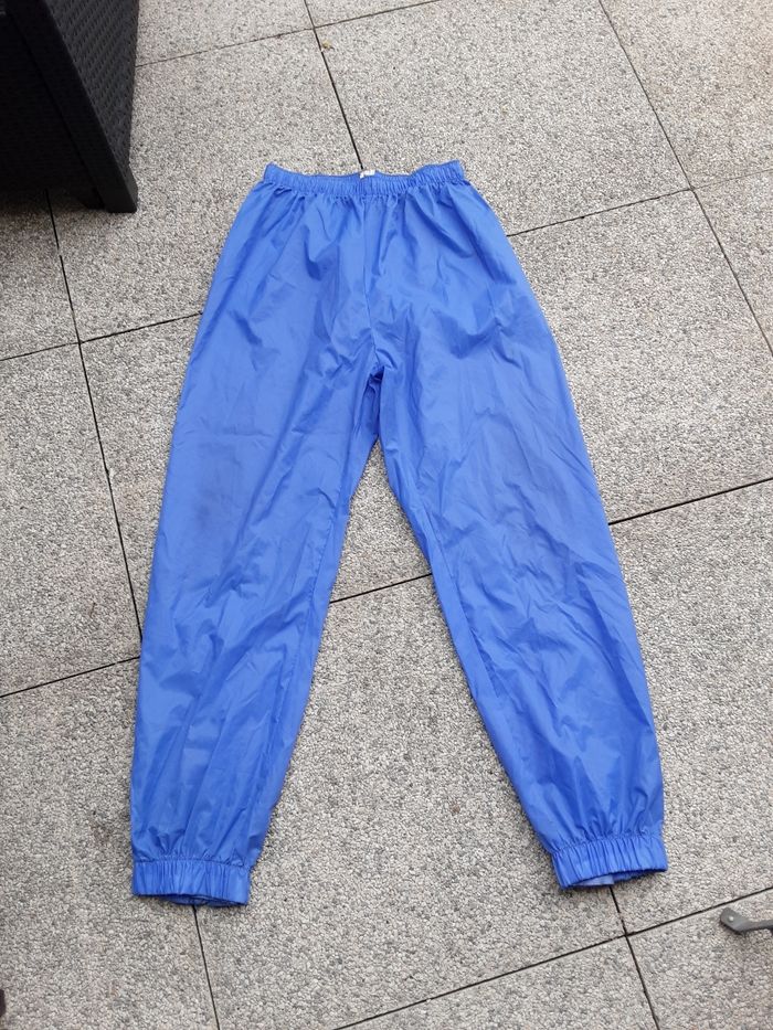 Pantalon de pluie marque kway vintage taille l - photo numéro 2