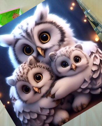 Diamond painting chouette #A021