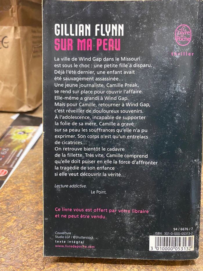 Sur ma peau - Gillian Flynn - photo numéro 2