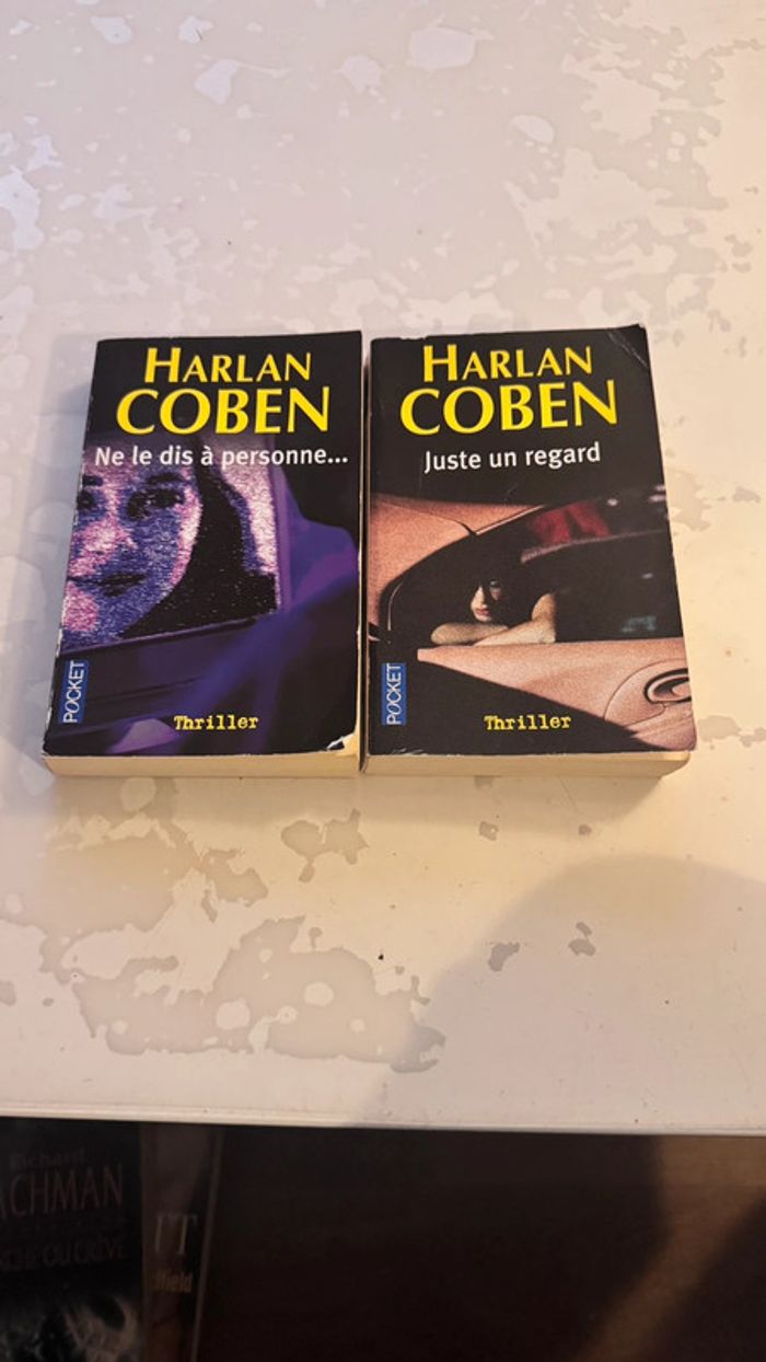 Lot de 2 Thrillers d’Harlan Coben – Éd. Pocket