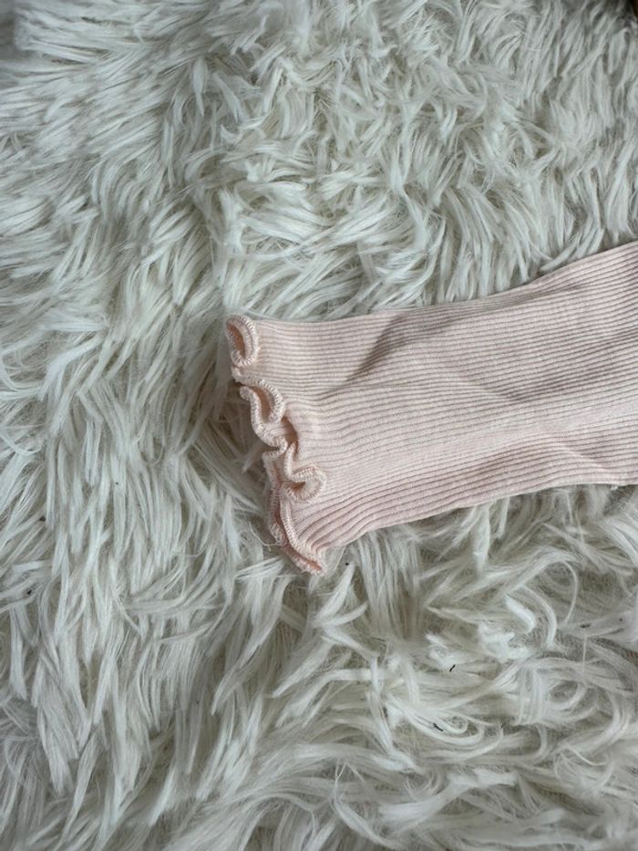 T-shirt manches longues rose taille 6 mois Kiabi - photo numéro 2