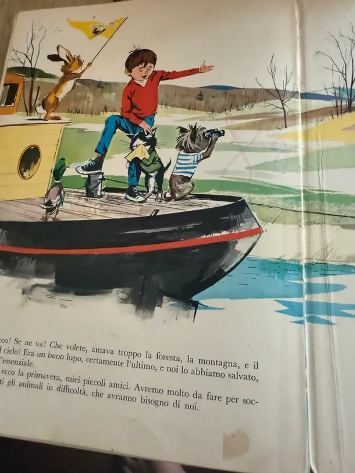 Livre Pierre Probst Caroline Fanfan ancien italien Gianni e l’ultimo lupo vintage - photo numéro 15