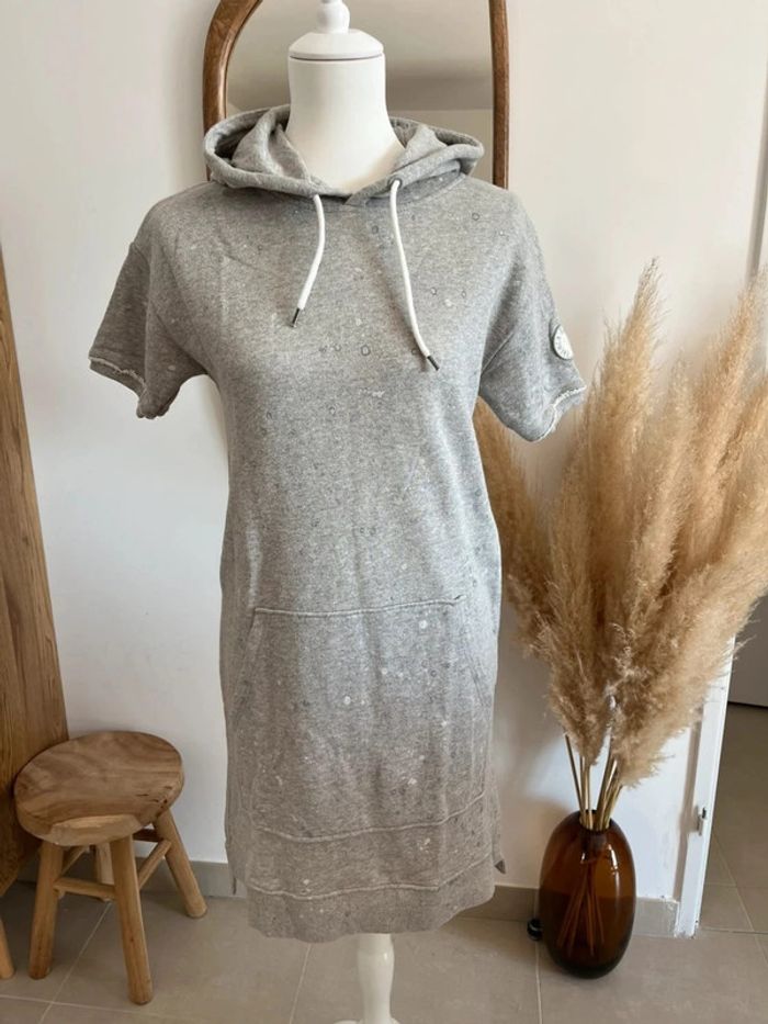 Robe pull/robe sweat grise French Terry 18.18 - photo numéro 2