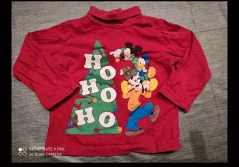 Sous pull manches longues avec col Mickey 12 mois