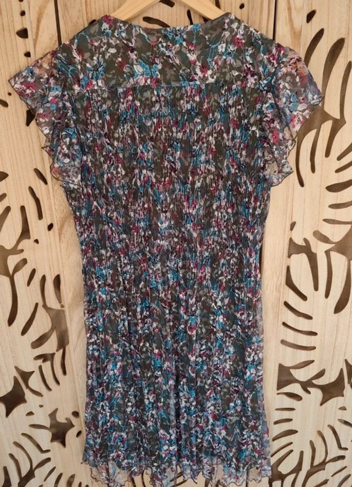 Robe vaporeuse en dentelle - Taille 40 - Effet plissé Riu - photo numéro 6