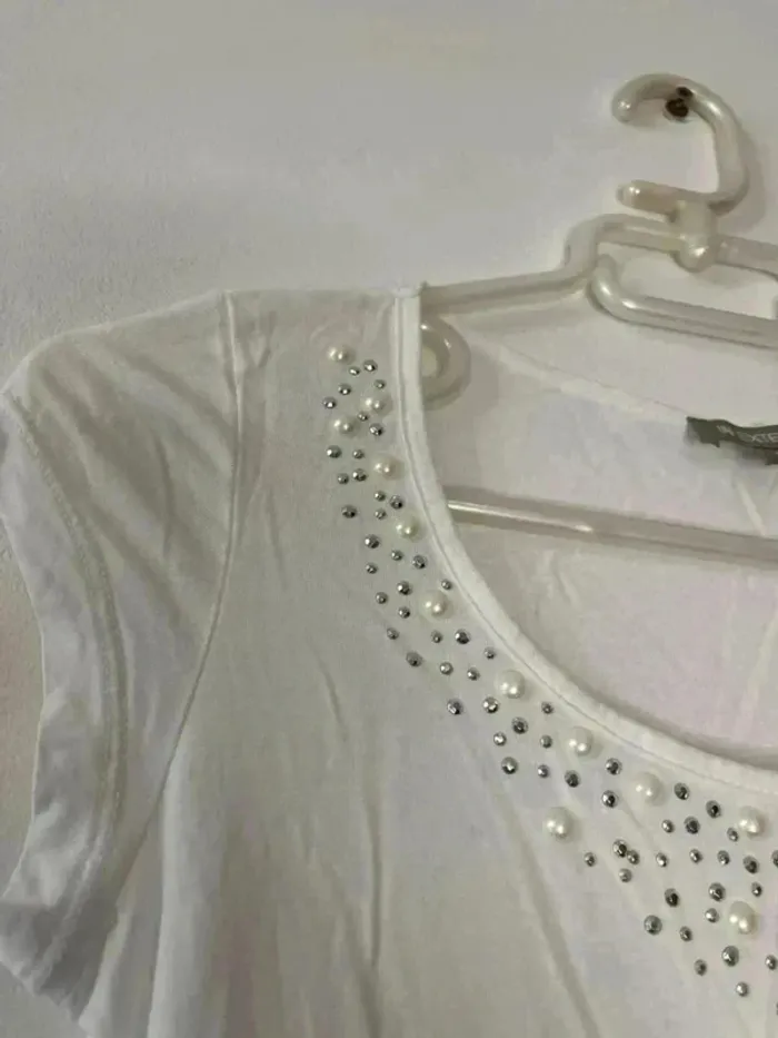Tee shirt blanc - Taille S - photo numéro 3