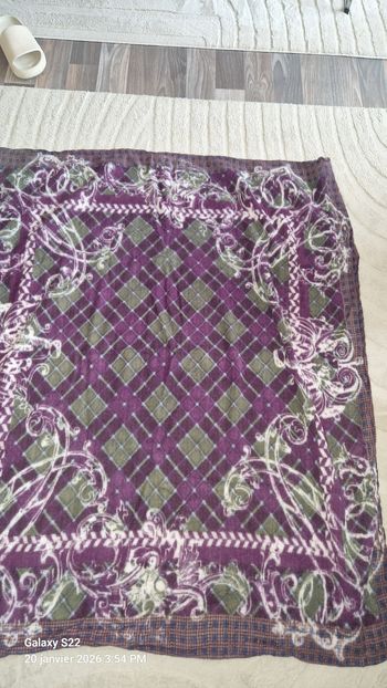 Grand foulard 100% laine 
