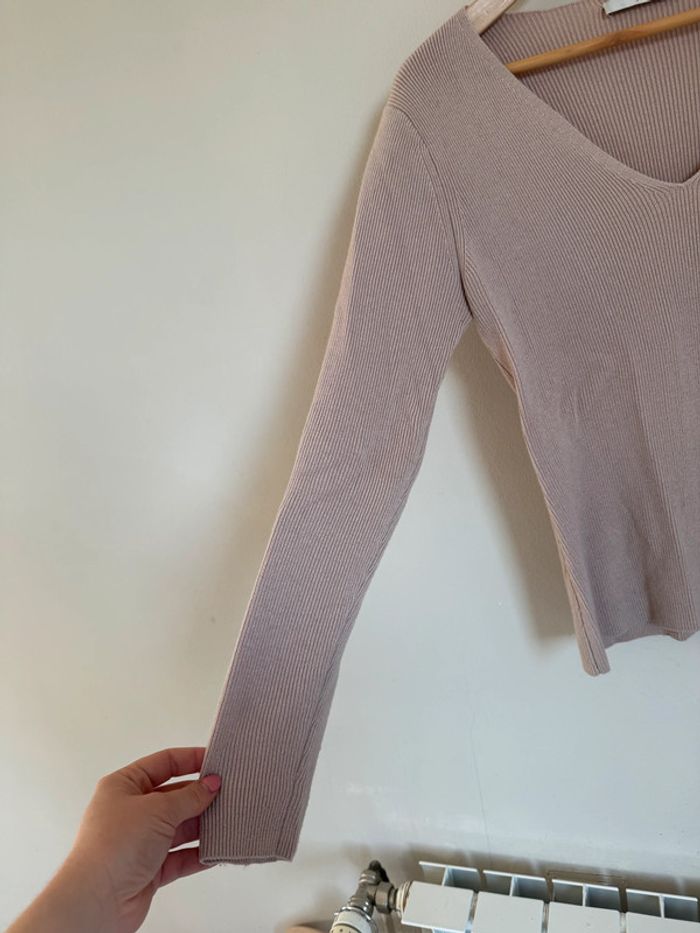 Pull rose pâle Zapa - photo numéro 5
