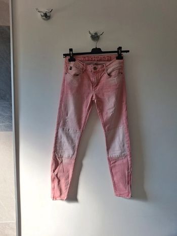Pantalon jean rose le temps des cerises t36