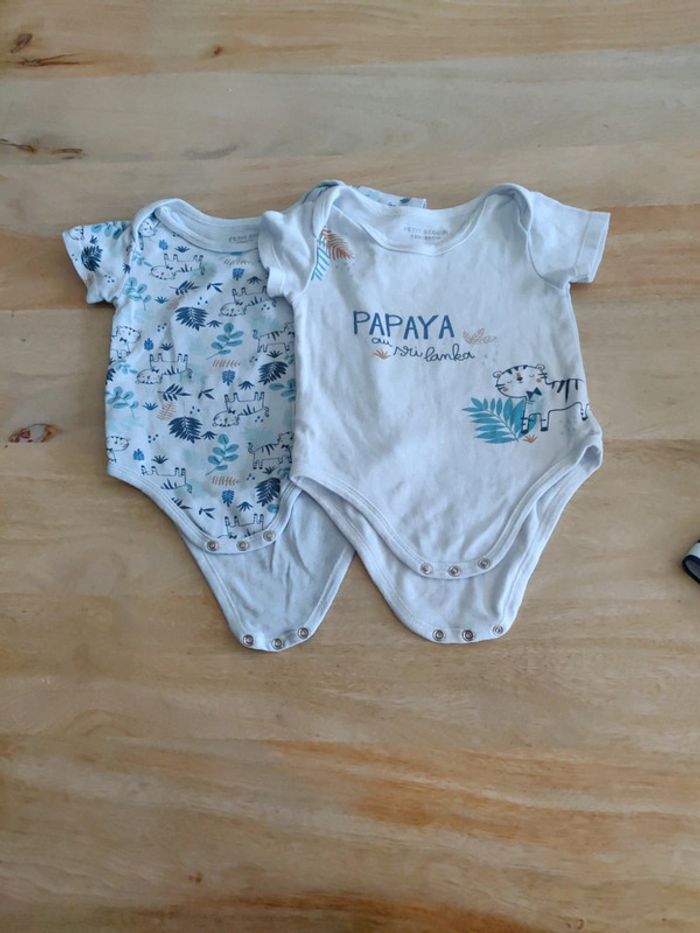 Lot de 2 body petit béguin