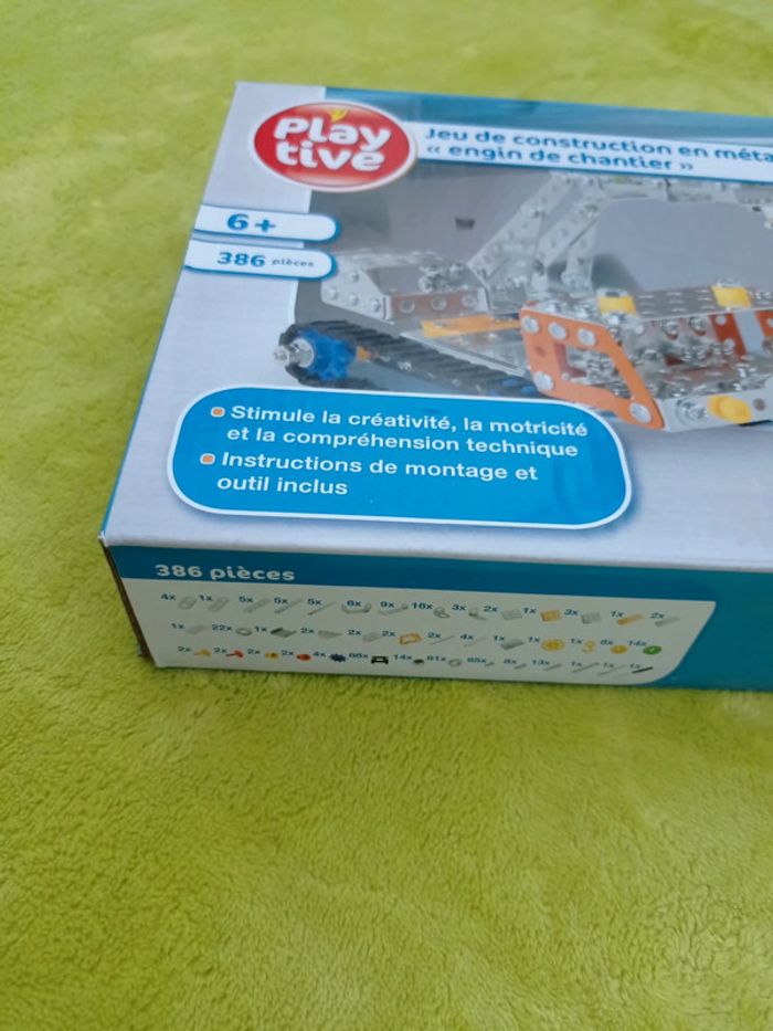 Jeu de construction en métal "engin de chantier" - photo numéro 3