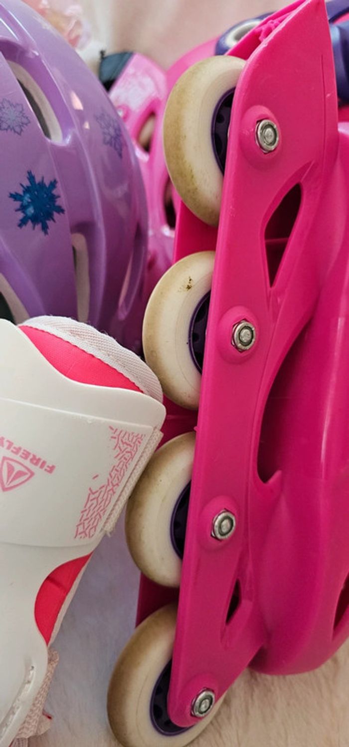 Équipement Rollers Patins à Roulettes Casque Protection Oxelo 8/12 ans - photo numéro 6