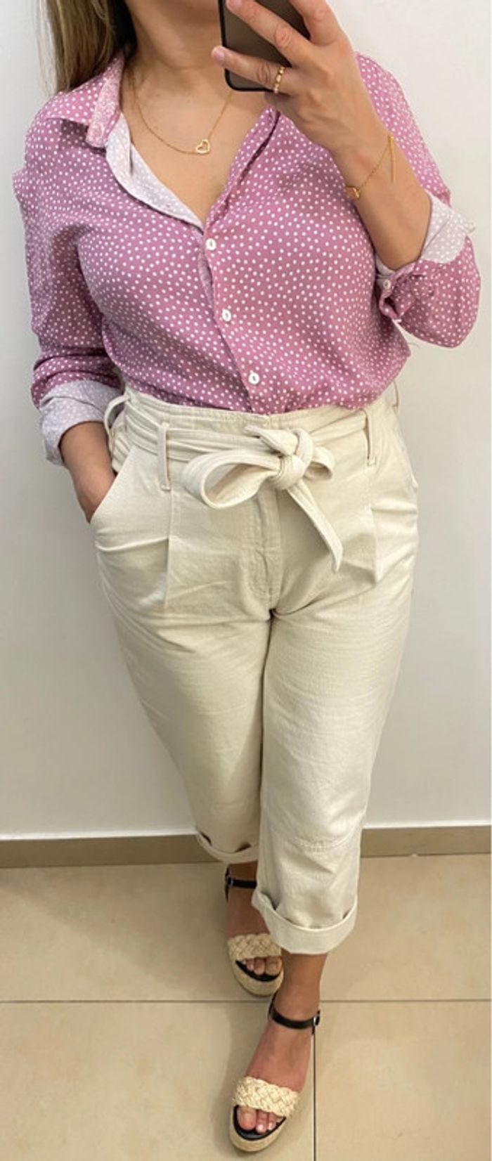 Chemise a pois - photo numéro 5