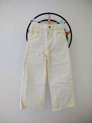 9 ans pantalon jean large 7/8 eme  gemo