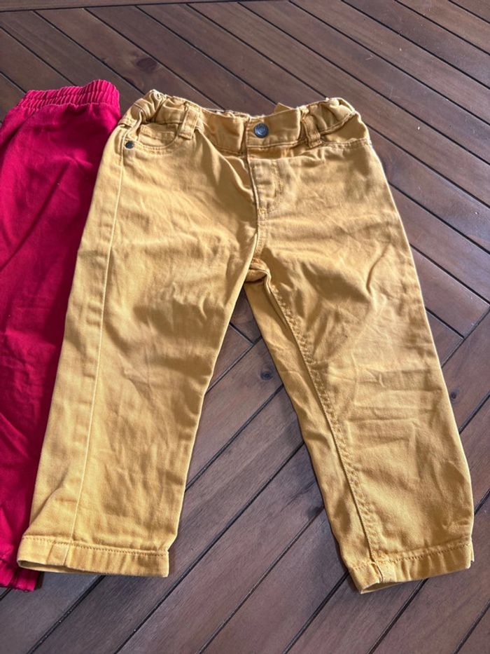 Lot 3 pantalons garçons 18 mois - photo numéro 3