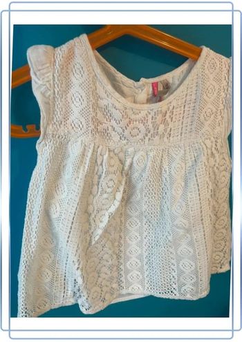 Joli t-shirt manches courtes à dentelles 5 ans orchestra