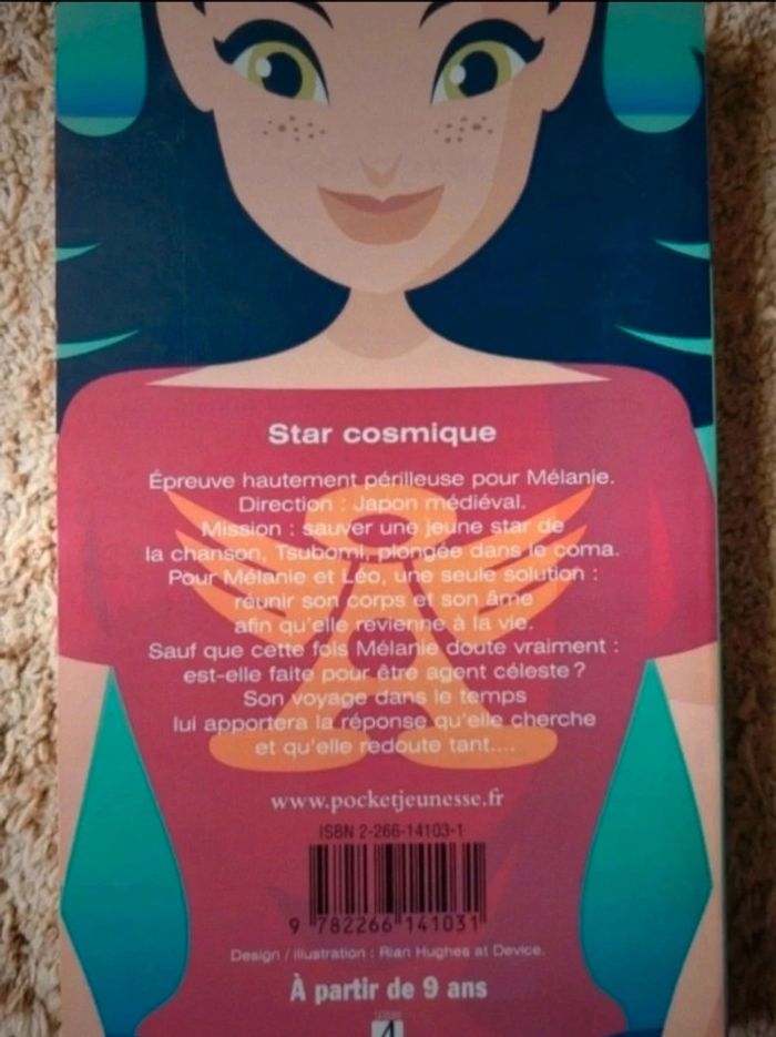 Roman jeunesse collection Ange et compagnie "Star cosmique" d'Annie Dalton - photo numéro 2