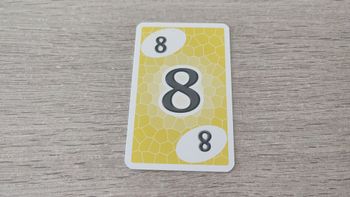 Carte numéro 8 n°8 pièce détachée Skyjo jeu de société #E15