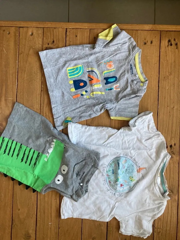 6 tee shirt 12 mois - photo numéro 4
