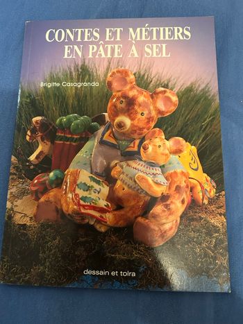 Livre contes et métiers en pâte à sel de Brigitte Casagranda