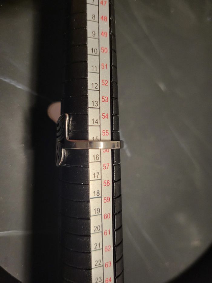 Bague papillon acier inoxydable neuve Taille 56 - photo numéro 2