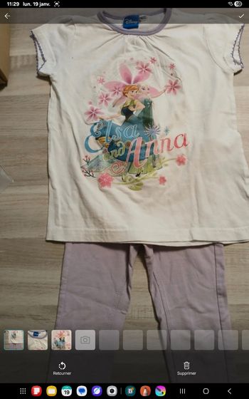 pyjama disney reine des neiges pf413