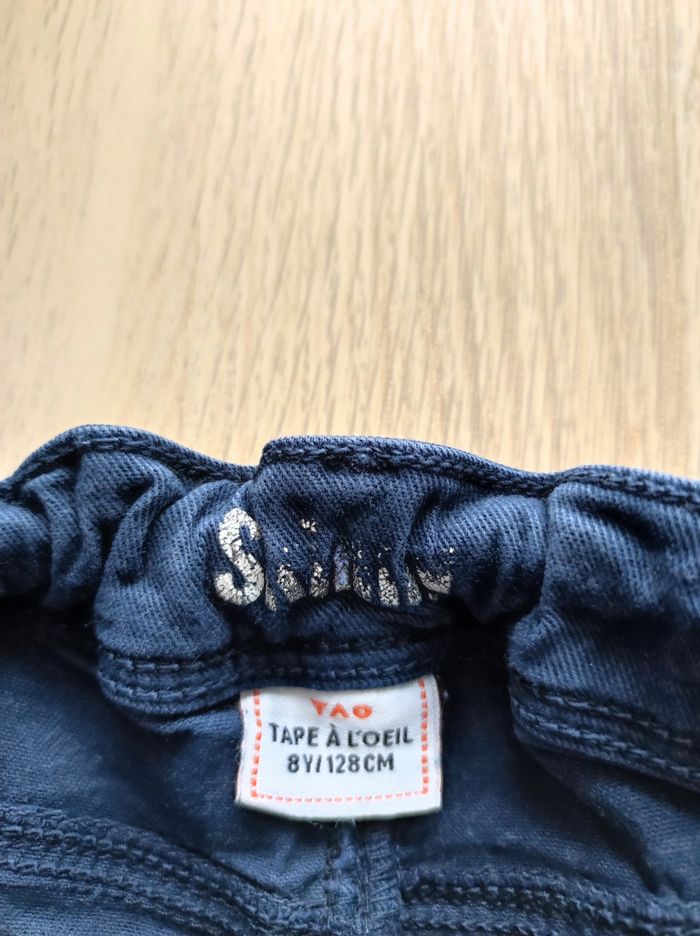 Jeans skinny bleu marine 8 ans Tape à l'oeil - photo numéro 4