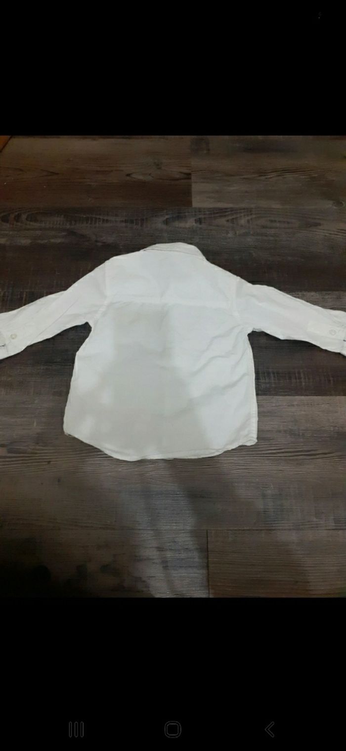 Chemise blanche garçon - photo numéro 2