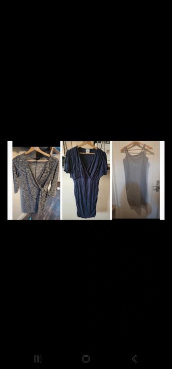 Lot 3 robes grossesse allaitement