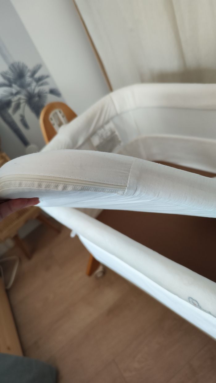 Lit cododo babygo crème et bois - photo numéro 2