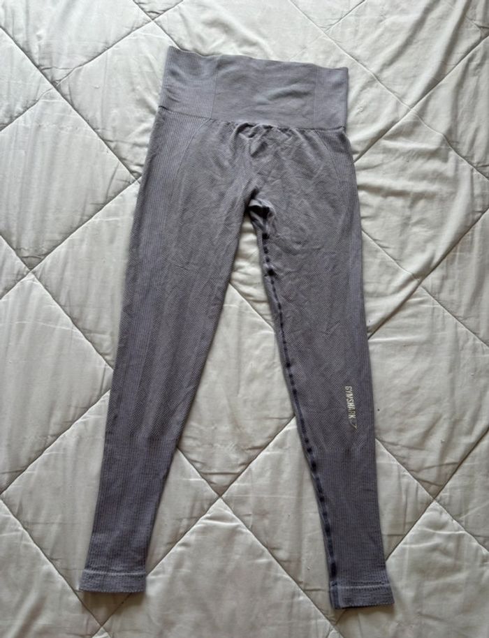 Legging Gymshark Taille M/38 violet Lila – mega Taille Haute – Très Bon État - photo numéro 2