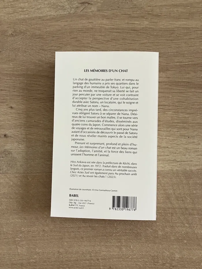 Livre roman hiro arikawa les mémoires d’un chat - photo numéro 2
