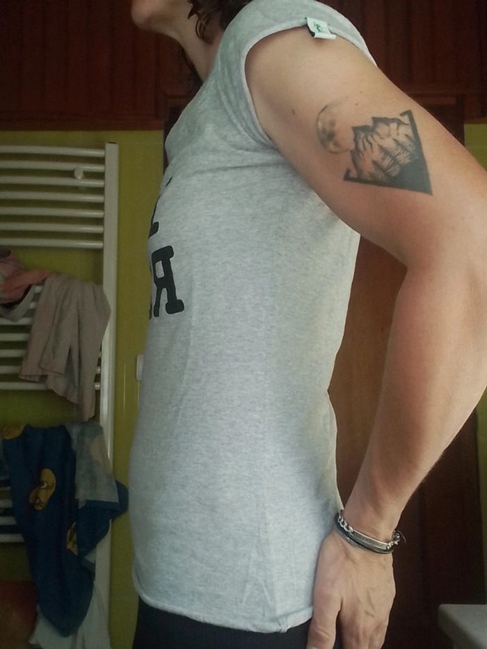 T-shirt gris I Love Run L'effet Péi - photo numéro 6