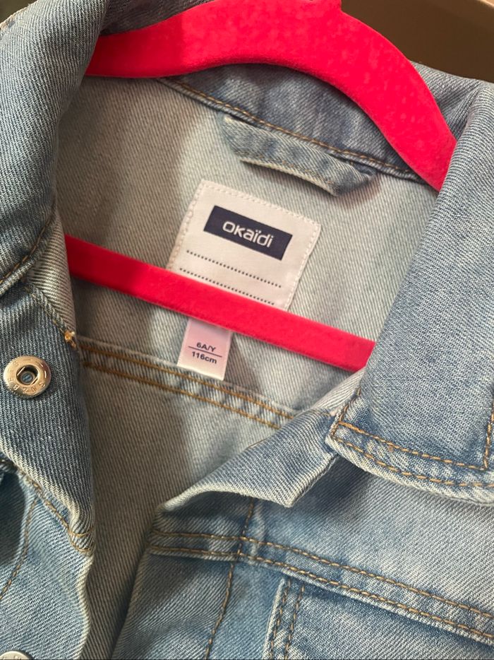 Veste en jean fille Okaïdi – Taille 6 ans – Très bon état - photo numéro 3
