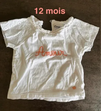 Tee shirt 12 mois