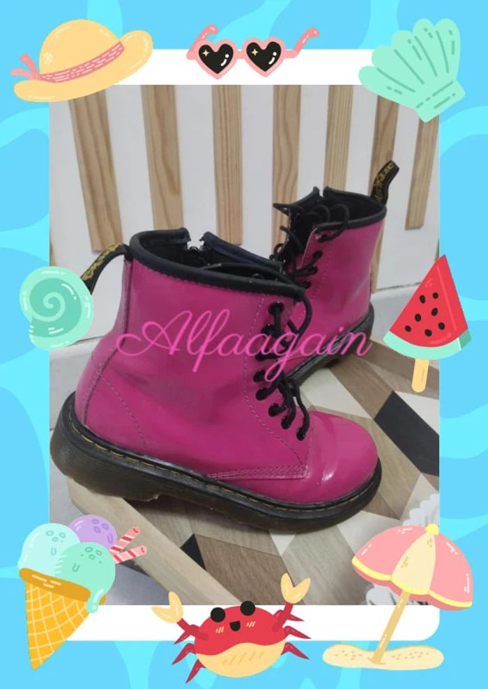 Bottines roses dr Martens 30 - photo numéro 2