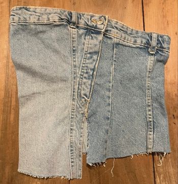 Bustier en jean’s Zara