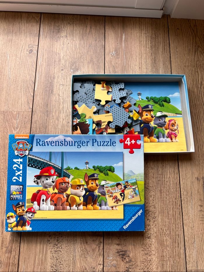 Puzzle pat patrouille 2x24 pièces 4 ans - photo numéro 2