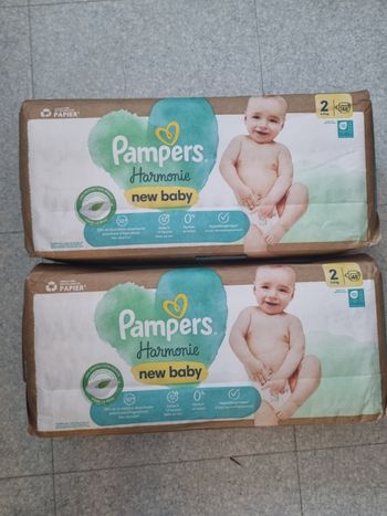 96 couches pampers T2