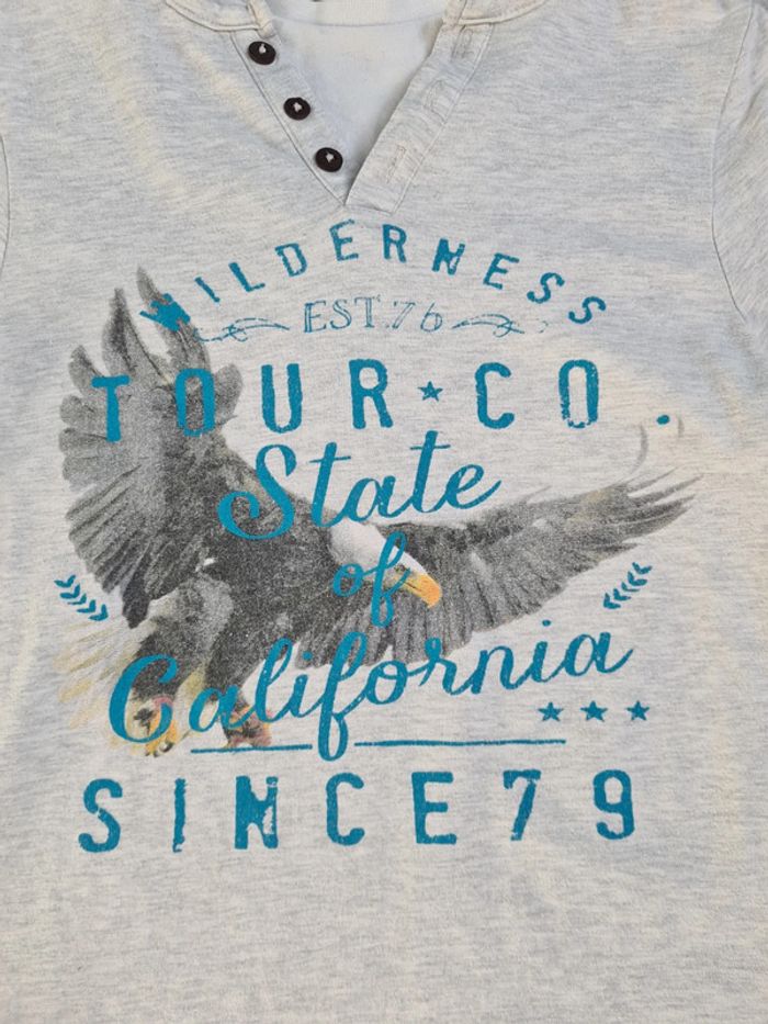 Tee-shirt manches longues Orchestra 8 ans beige chiné - photo numéro 2