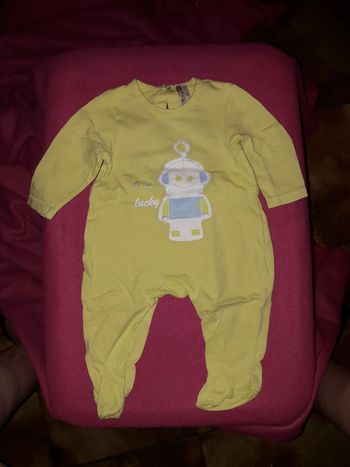 Orchestra pyjama pistache léger taille 3 mois